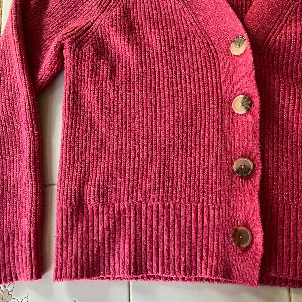 Old Navy Pink Cardigan Sweater - Picture 4 of 5